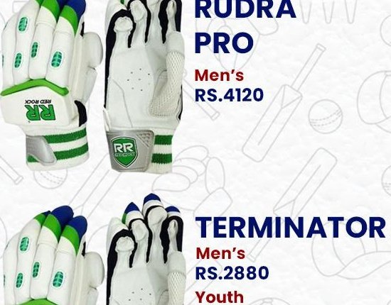 Rudra Pro Batting Gloves (Light Weight)