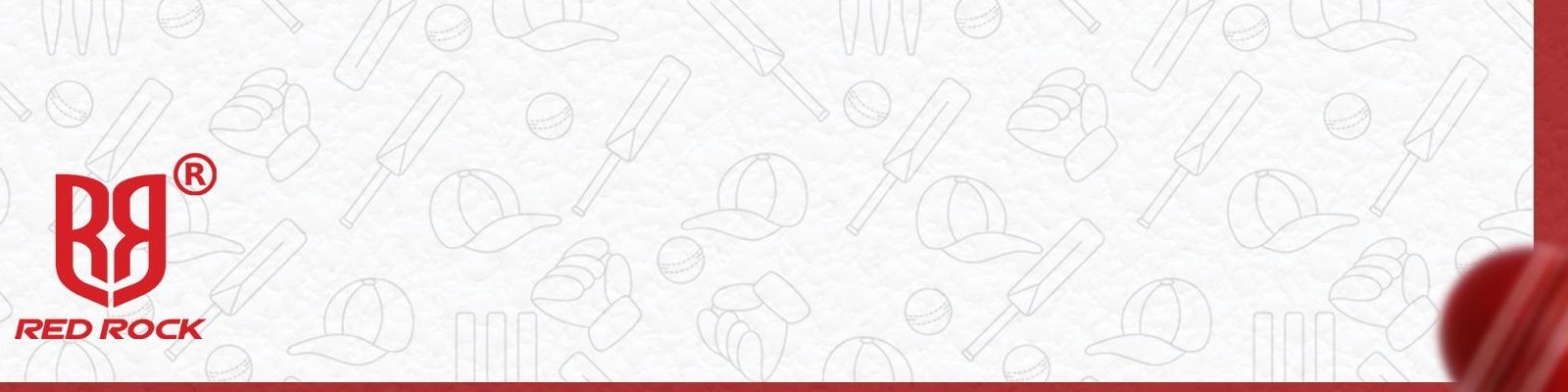 Yorker Cricket Ball (White & Red)